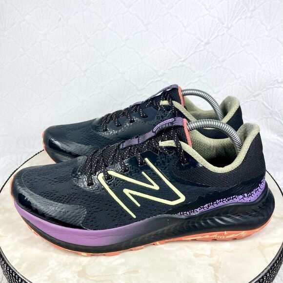New Balance Sneakers Men 9.5 Black Purple DynaSoft Nitrel V5 Trail Running Shoes - Picture 6 of 12